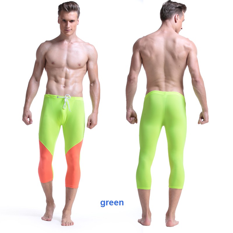 Quần bơi dài 3/4 dáng ôm nhiều màu cho nam | BigBuy360 - bigbuy360.vn