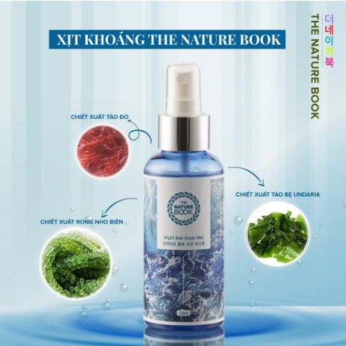 Xịt Khoáng The Nature Book Bright Blue Ocean Mist120ml