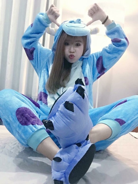 Pijama thú bông hình monster