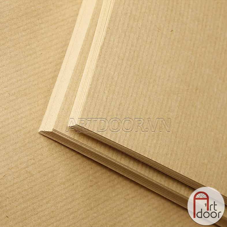 [ARTDOOR] Sổ vẽ chì CLAIREFONTAINE Kraft giấy Nâu dạng Xé mỏng 90~120gsm (vân ngang)