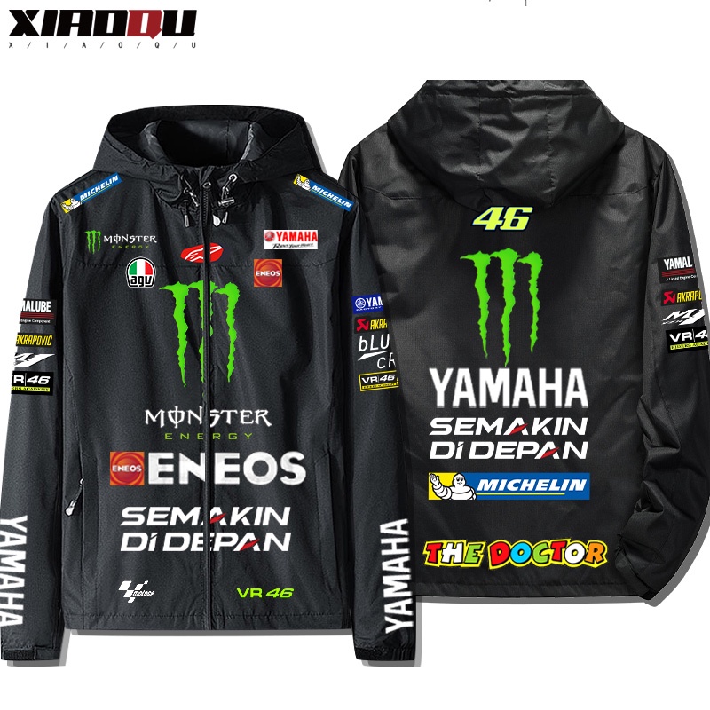 Yamaha Áo Khoác Có Mũ Trùm Dáng Rộng Thời Trang Xuân Thu Cho Nam Và Nữ