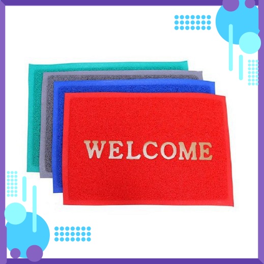 [Freeship] Thảm nhựa WELCOME 40x60 (kèm ảnh thật)