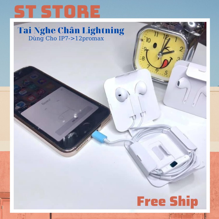 ❤ Tai Nghe Lightning ❤️ [FREE SHIP] , Dùng Cho IP7->12Promax, Kết Nối Bluetooth