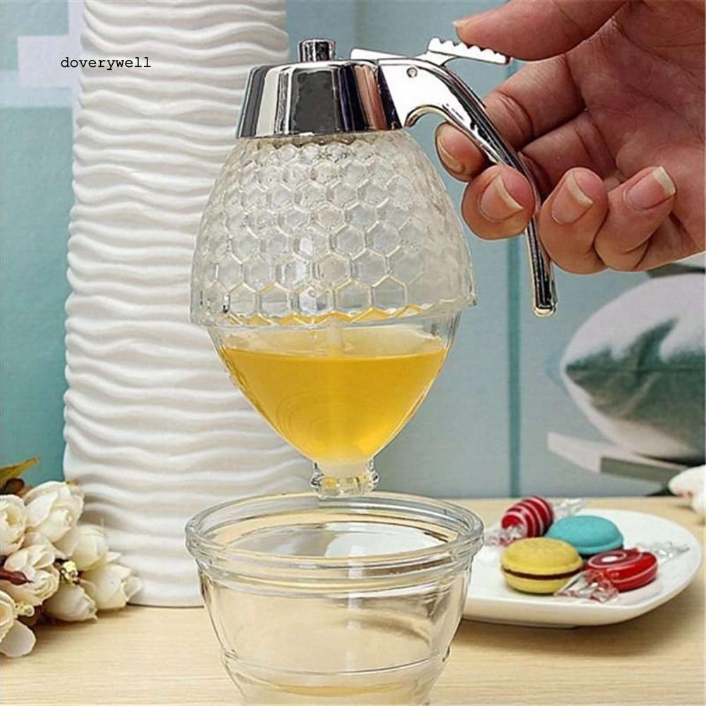 Dụng cụ đựng rót mật ong trong suốt 200ml