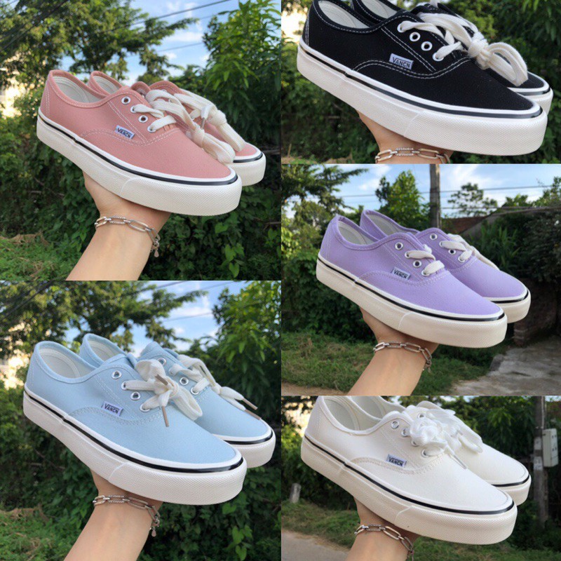 Giày van nam nữ baby taobao, giày classic học sinh nhiều màu ulzzang mũi bóng