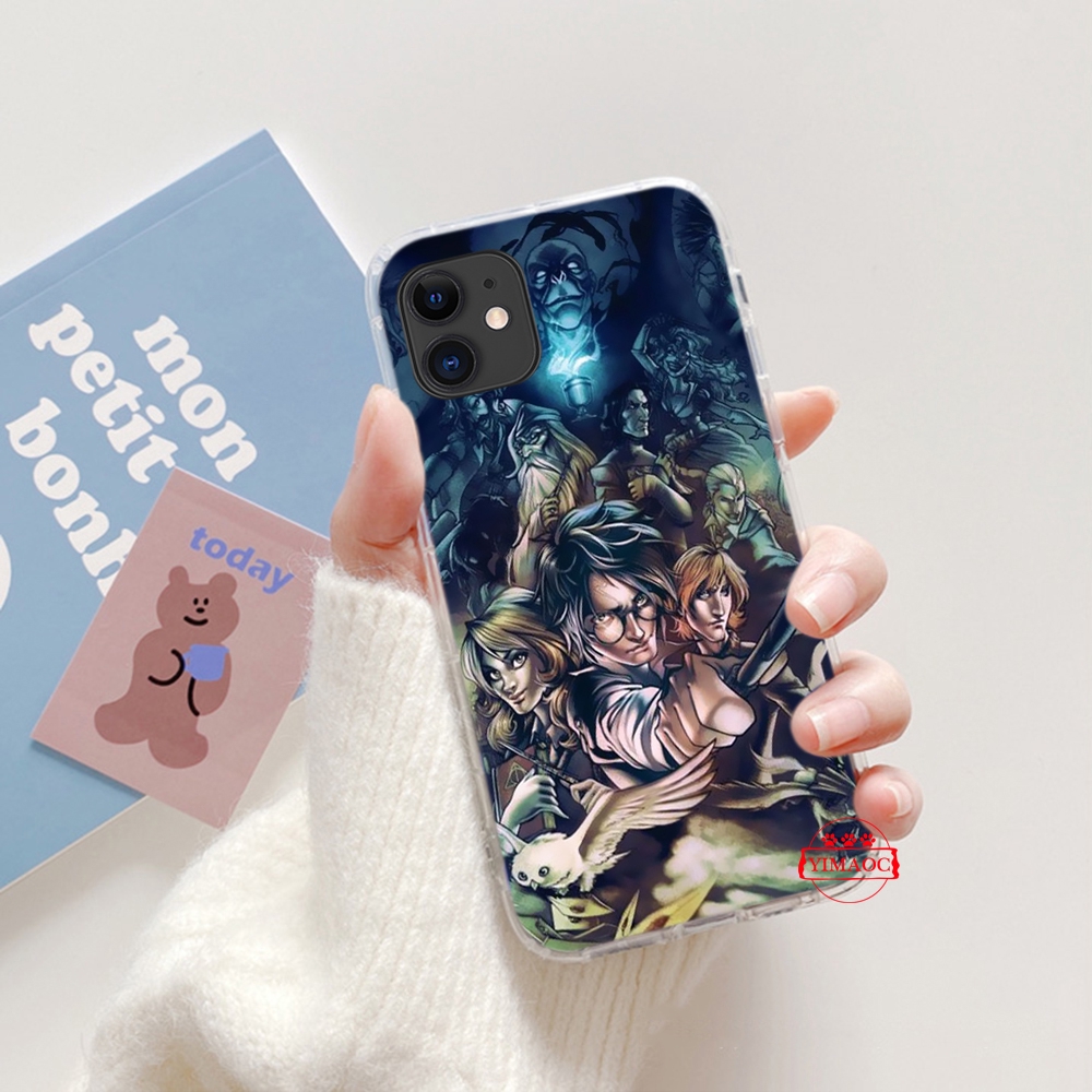Ốp điện thoại TPU mềm trong suốt hình Harry Potter cho IPHONE XS MAX XR X 11 PRO 7 8 6 6S PLUS 152C | BigBuy360 - bigbuy360.vn
