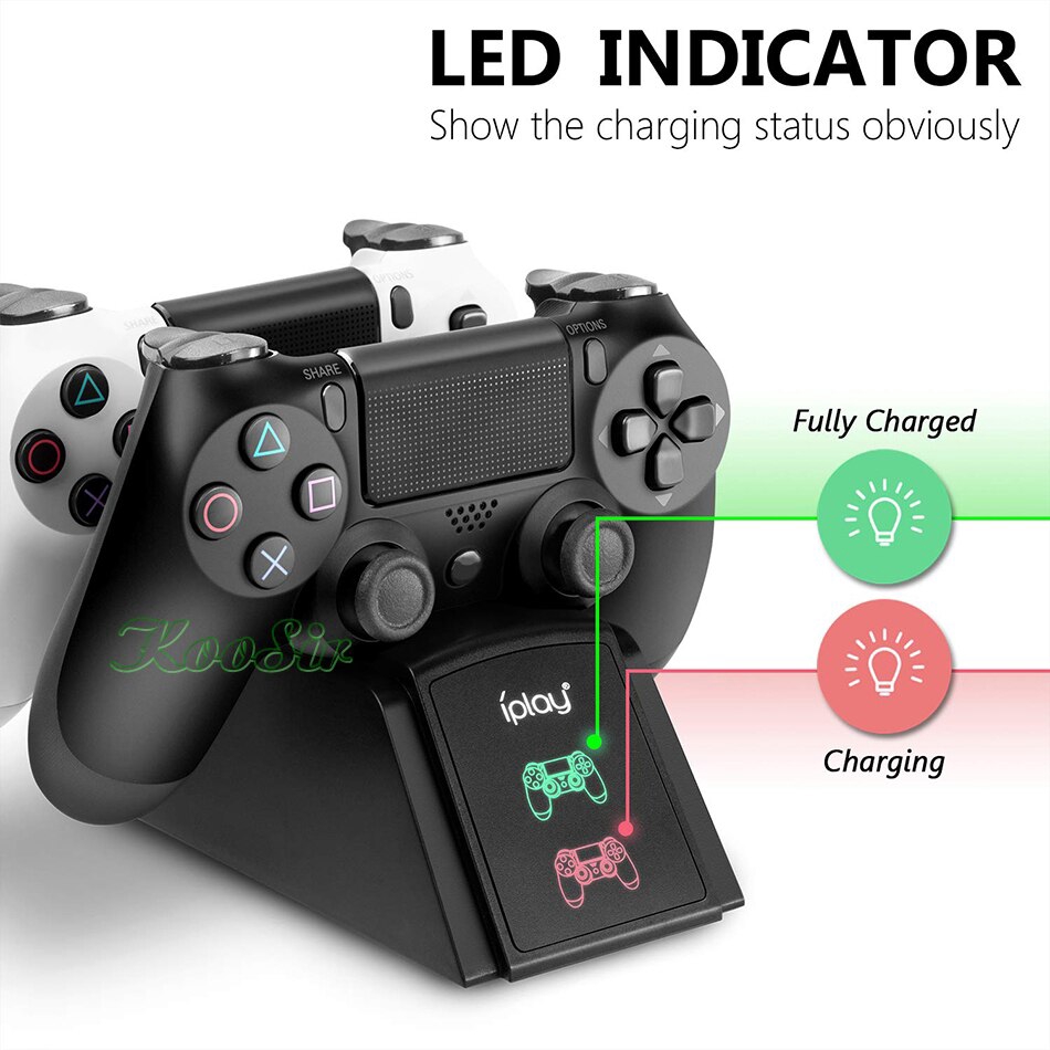 Đế Sạc 3 Trong 1 Cho Tay Cầm Điều Khiển Không Dây PS4 PS4 PS 4 Slim PRO 4