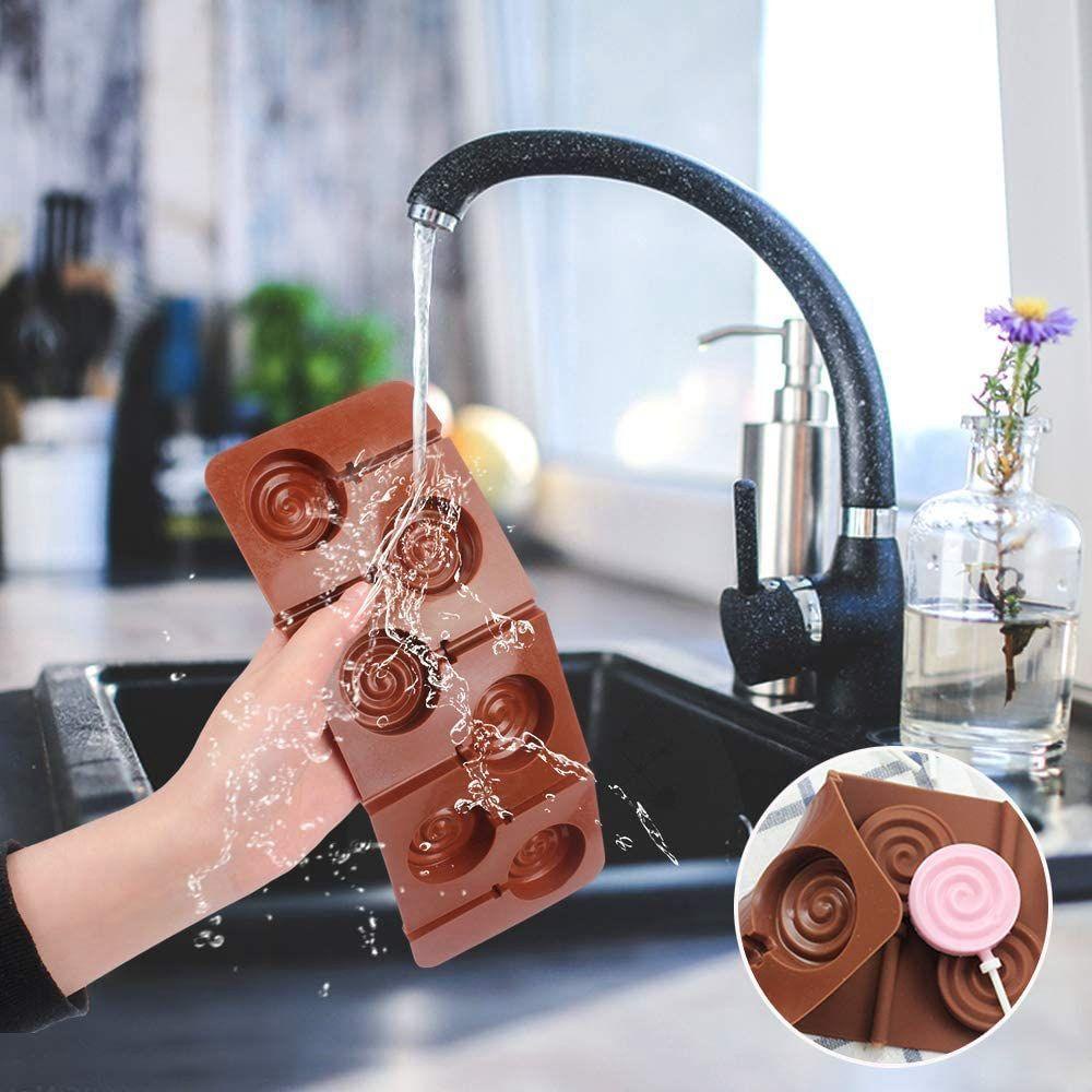 AUGUSTINA Khuôn Silicone Làm Đá / Xà Phòng / Sô Cô La Có Thể Tái Sử Dụng