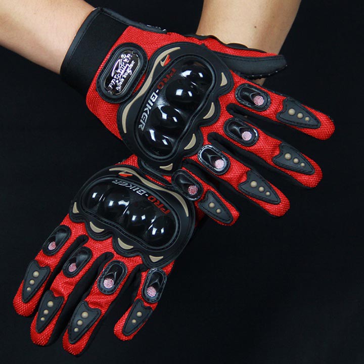 ✔️ Găng Tay Xe Máy, Đi Phượt Probiker Full DÀI Ngón Có Gù Nhựa - CHUYÊN ĐỒ PHƯỢT