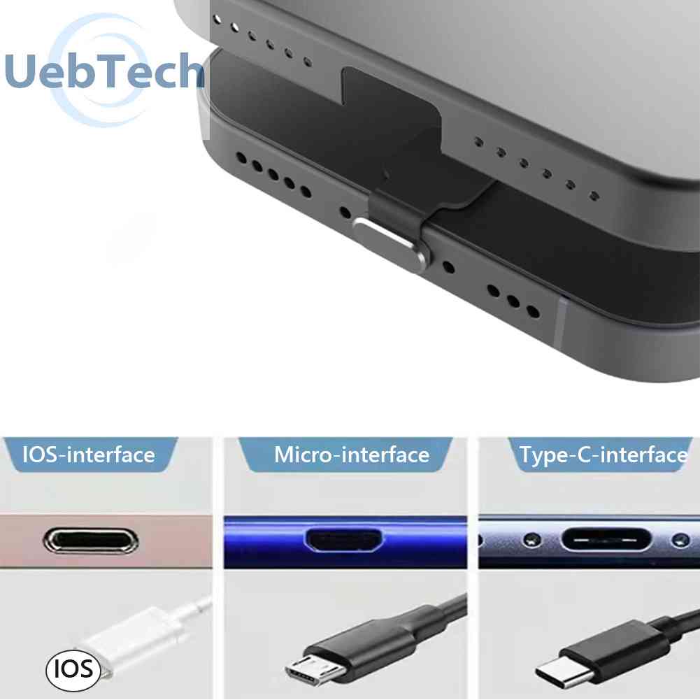 Nút Chặn Cổng Sạc Chống Bụi Cho iPhone / Micro / Type-C