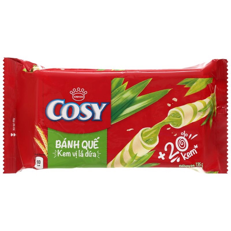 Bánh quế Cosy hộp 126g  đủ vị