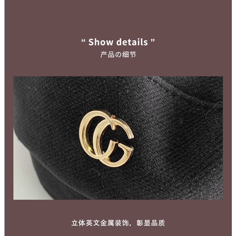 Mũ Beret Màu Sắc Cà Phê Phong Cách Hàn Quốc Thời Trang Cho Nữ