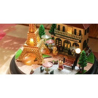 Mô hình gỗ tự lắp ráp DIY Quả cầu tháp Eiffel ( giảm giá sốc )