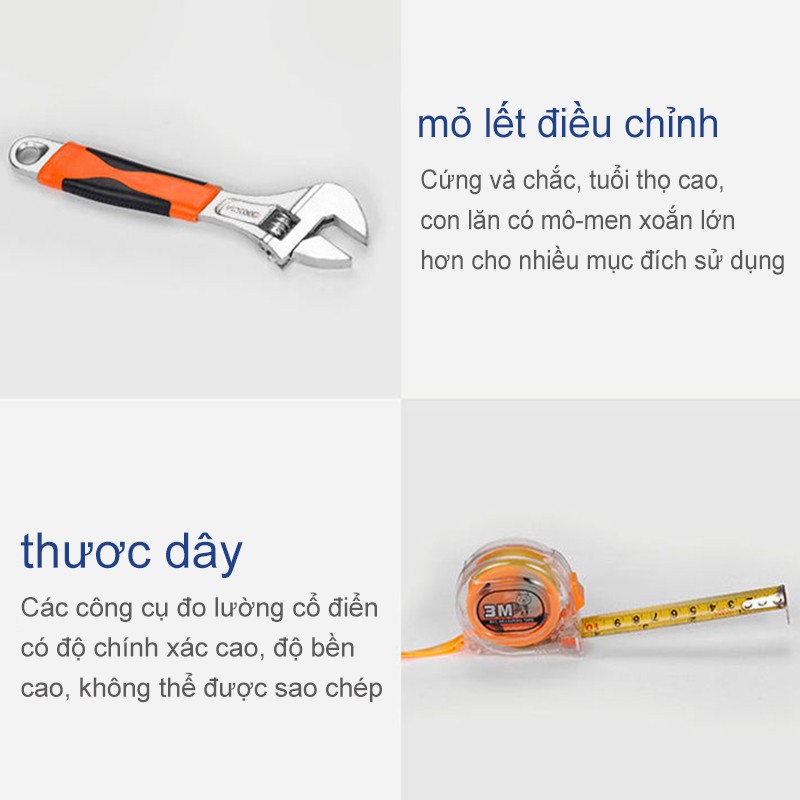 1 bộ 102 miếng Dụng cụ sửa xe đa năng,Hộp Đựng Dụng Cụ Sửa Chữa Đa Năng [SK-MT-WXGG-602]