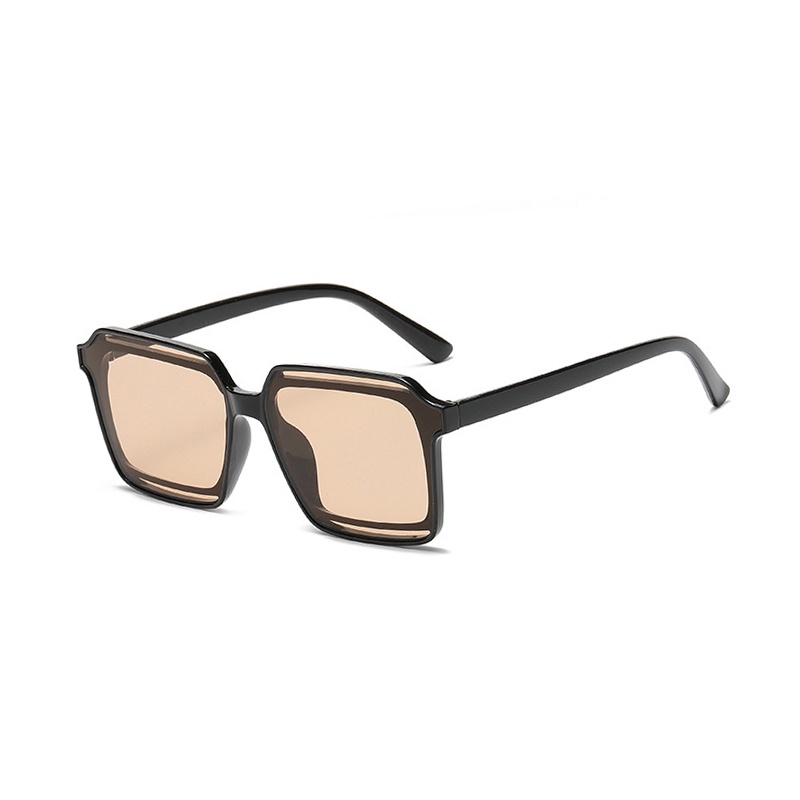 Kính mát unisex Samjune gọng vuông lớn tròng gradient hip hop thời trang mới 2022