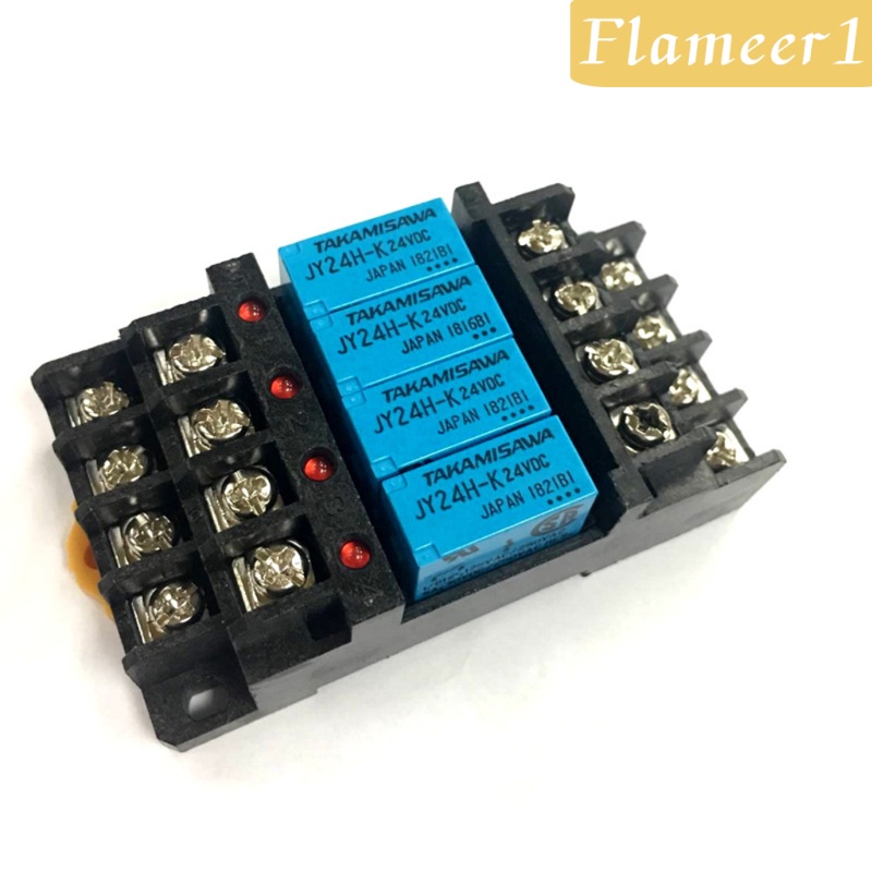 Bộ Rơ Le 1] Cuộn Dây 5A 24VDC 250VAC G6B-4BND Với Rơ Le JY24H-K