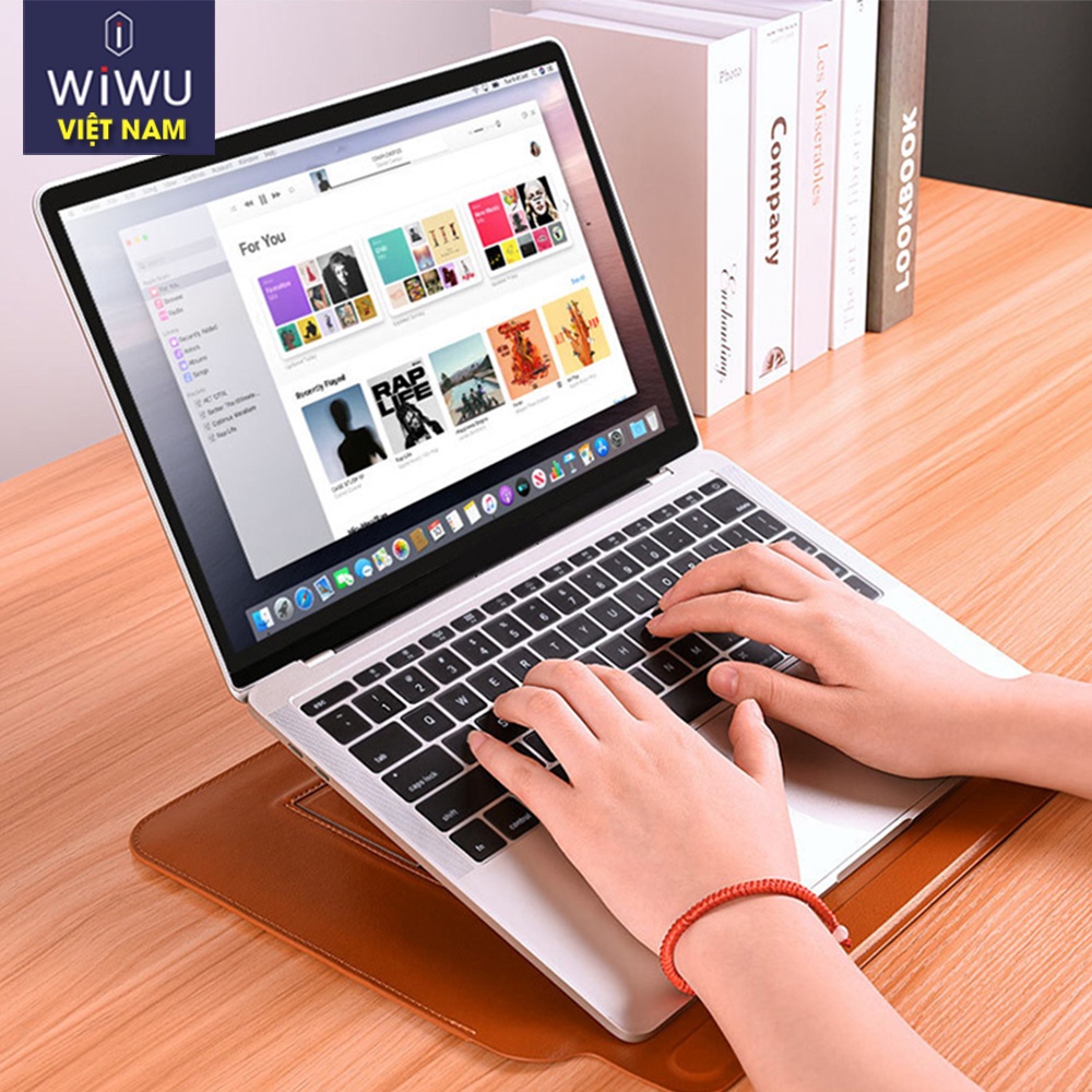 Túi da chống sốc Wiwu skin pro 3 cho Mac- book 13,  16 inch,  Mac- book M1.  Túi da chống sốc siêu mỏng đẳng cấp