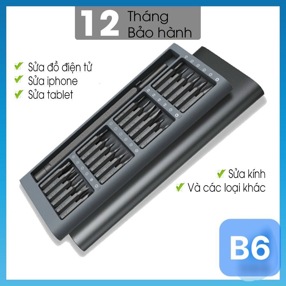 PVN36832 Bộ tua vít đa năng mini 24 đầu chất liệu thép từ tính cao cấp sửa chữa máy móc, điện tử cỡ nhỏ T2 . . . . .