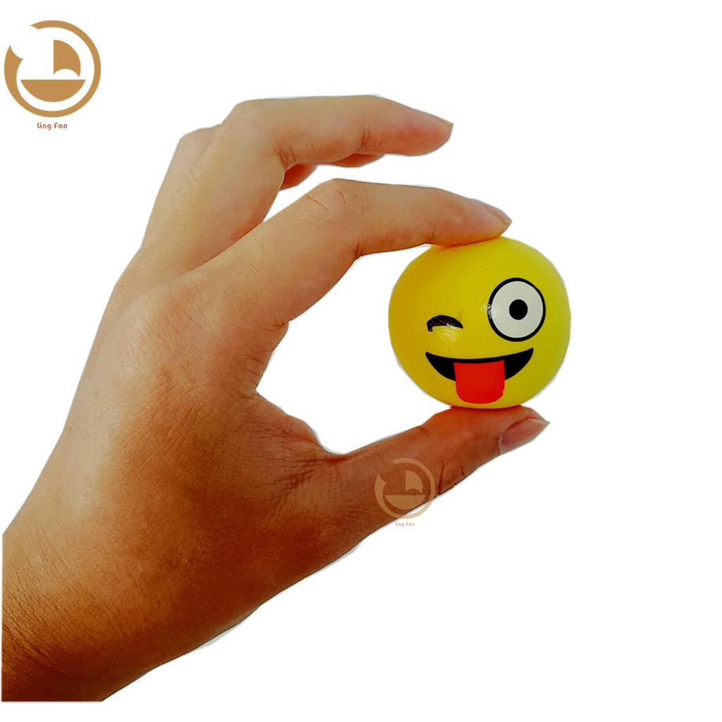 Set 30 đồ chơi nắn bóp giải trí hình emoji mềm mại