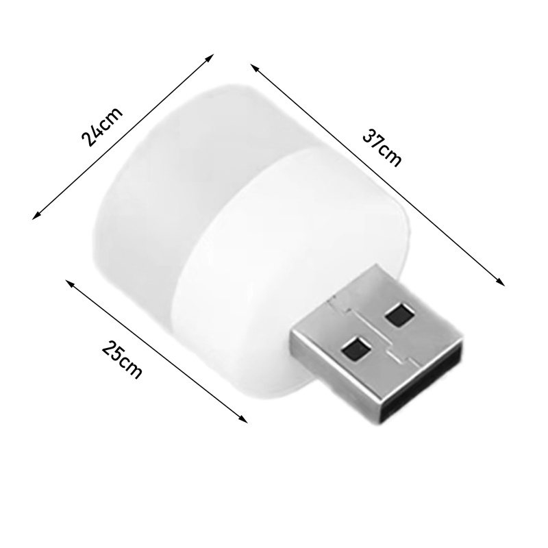 Đèn LED Đọc Sách Bảo Vệ Mắt Cổng Sạc USB Hình Tròn Nhỏ Gọn Bảo Vệ Mắt Cho Máy Tính Xách Tay