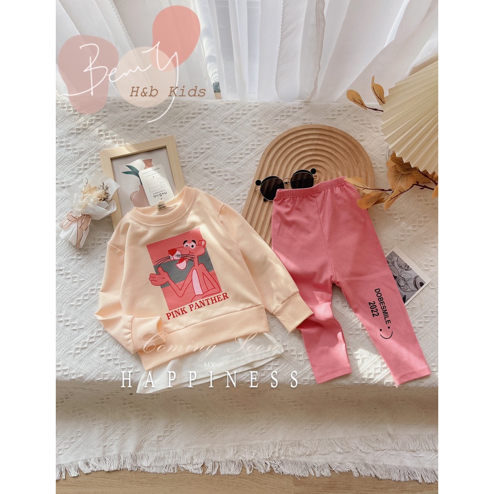 Bộ con báo vạt trắng bé gái
