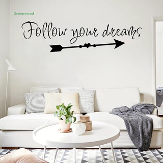 Decal dán tường lá cây lá xanh