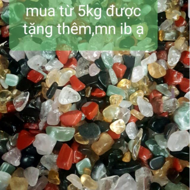 Đá thanh tẩy vụn ngũ hành 0,5kg (đang sale)