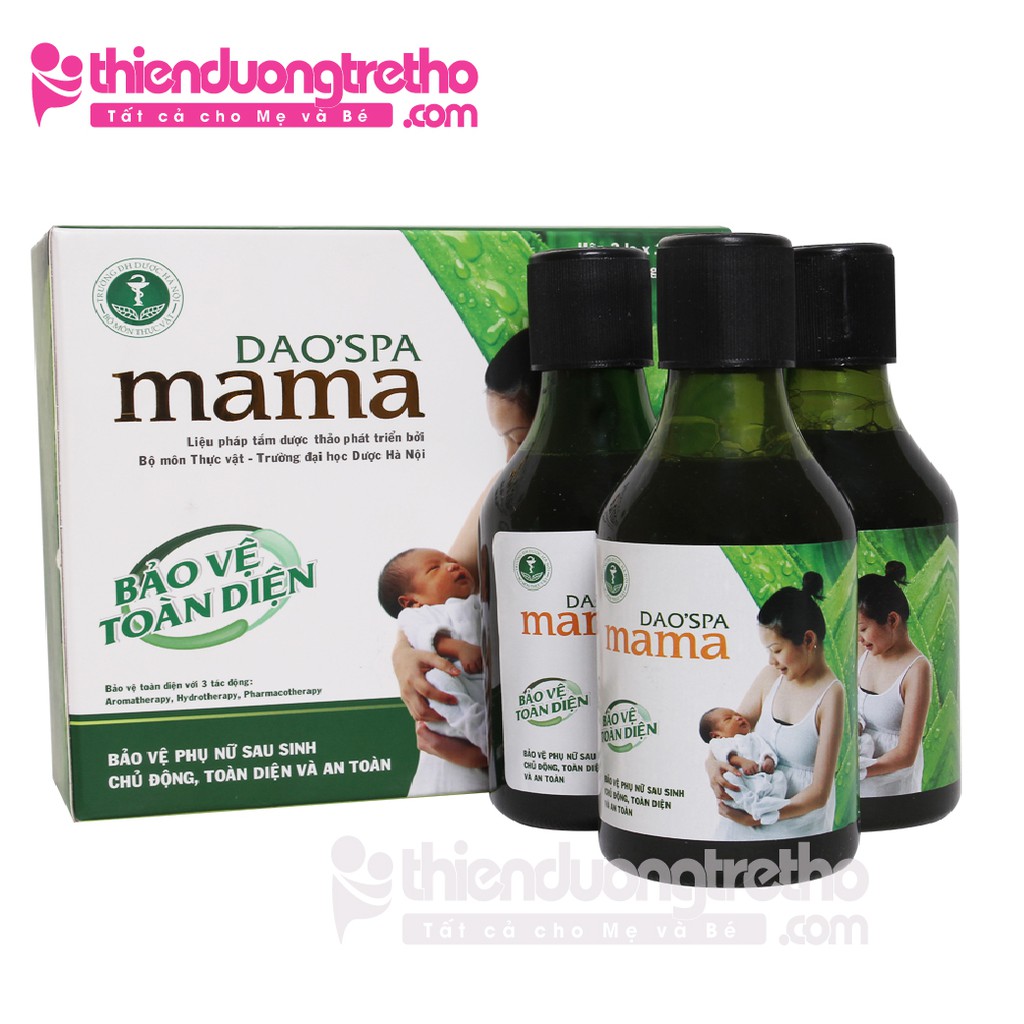 Hộp 3 Chai xông Tắm Dao Spa Mama của người Dao Đỏ