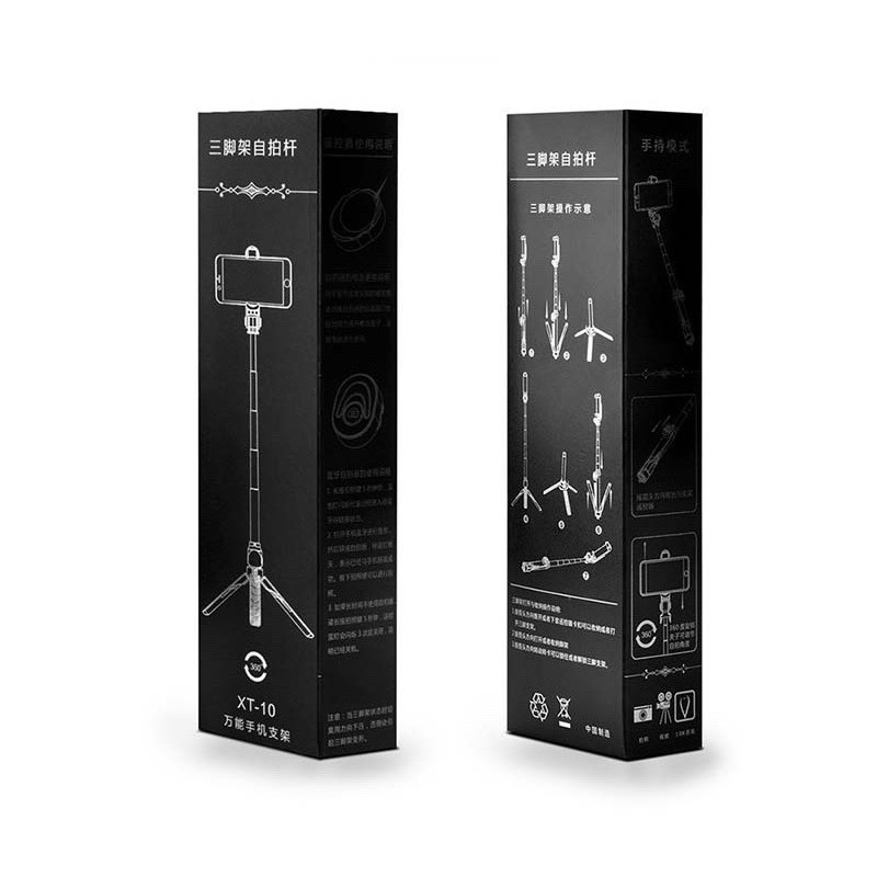 gậy sefie XT09 - XT10 kèm tripod xoay 360 và kèm chân đế | BigBuy360 - bigbuy360.vn