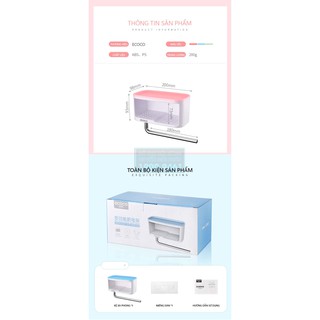Kệ để xà phòng nhà tắm ECOCO 9339