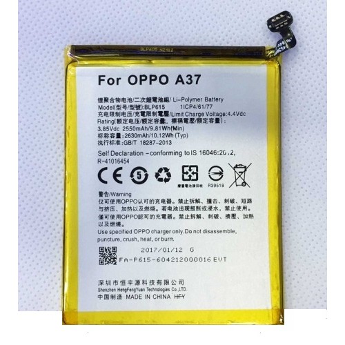 Pin điện thoại Oppo A37/Neo9 (BLP 615) 2550mAh