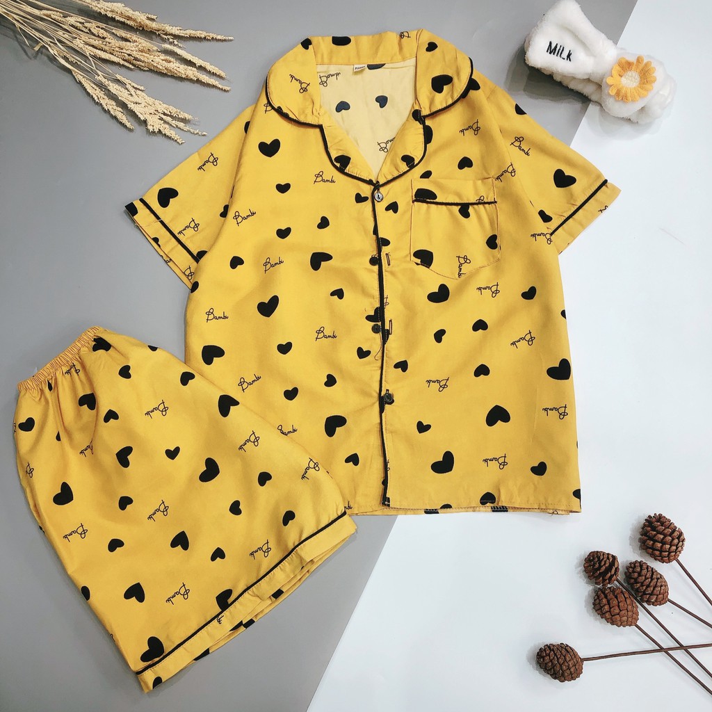 [Mã SKAMSALE07 giảm 10% tối đa 100K đơn 150K] Bộ ngủ pijama tay ngắn mẫu mới nhất | BigBuy360 - bigbuy360.vn