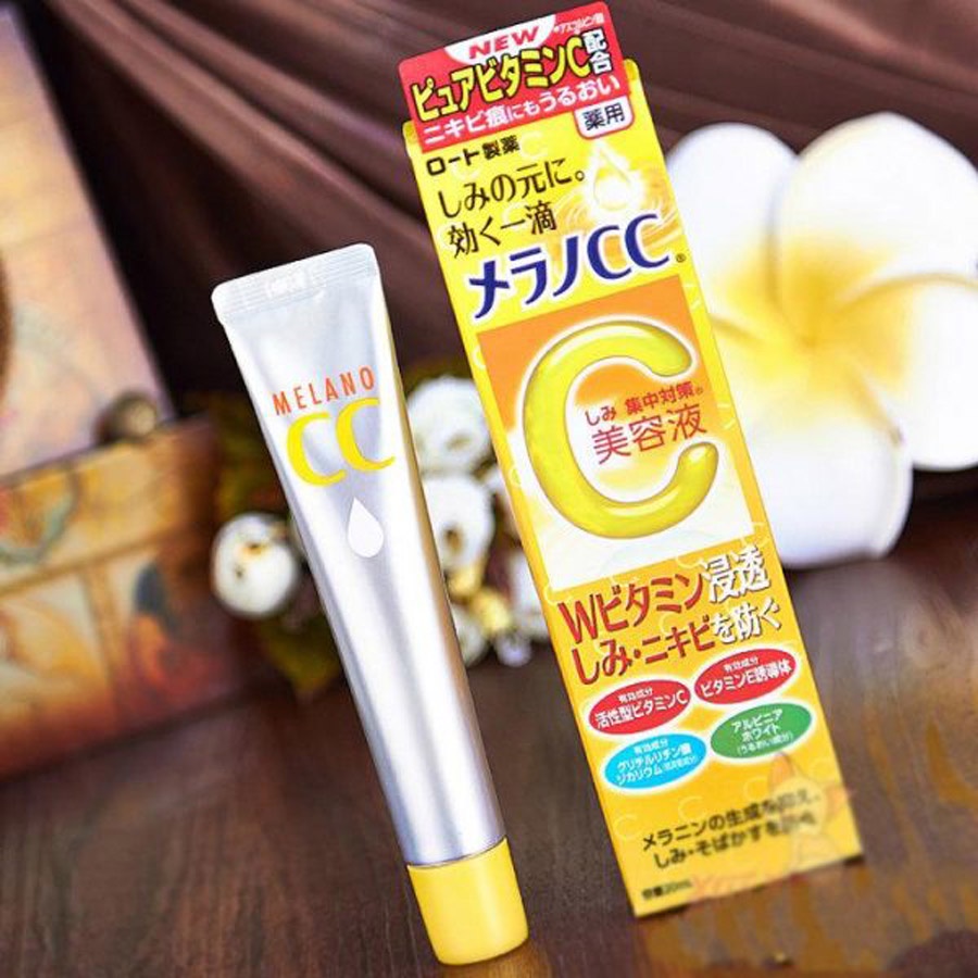Serum Melano CC Vitamin C, E ngừa mụn và dưỡng trắng - 20ml