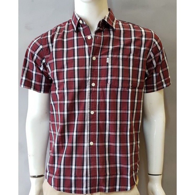 ÁO SƠ MI NAM SỌC NHỎ COTTON MỀM - Hình thật | BigBuy360 - bigbuy360.vn