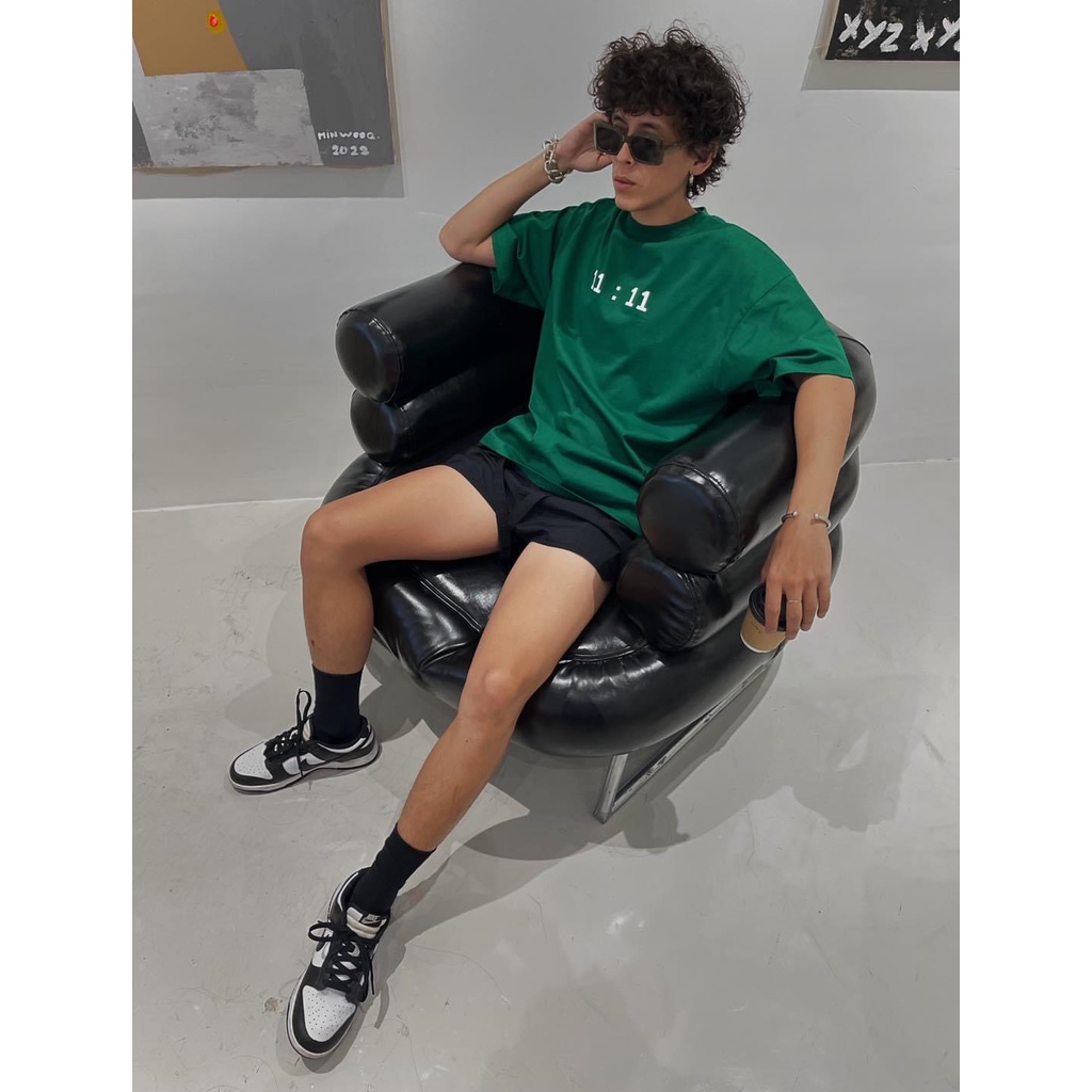 Áo Xanh Lá 11:11 Áo Thun tay lỡ Unisex chất liệu 100% Thun Cotton 99Store | BigBuy360 - bigbuy360.vn