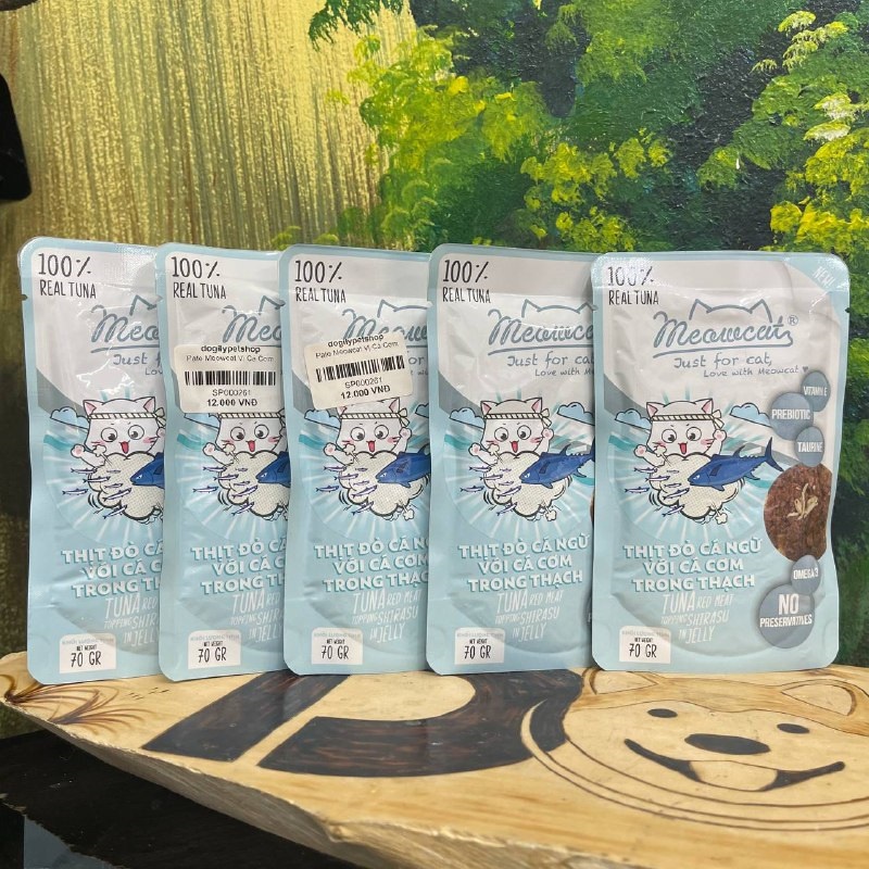 Pate mèo Meowcat 70g, thức ăn cho mèo - 9 vị cung cấp dinh dưỡng
