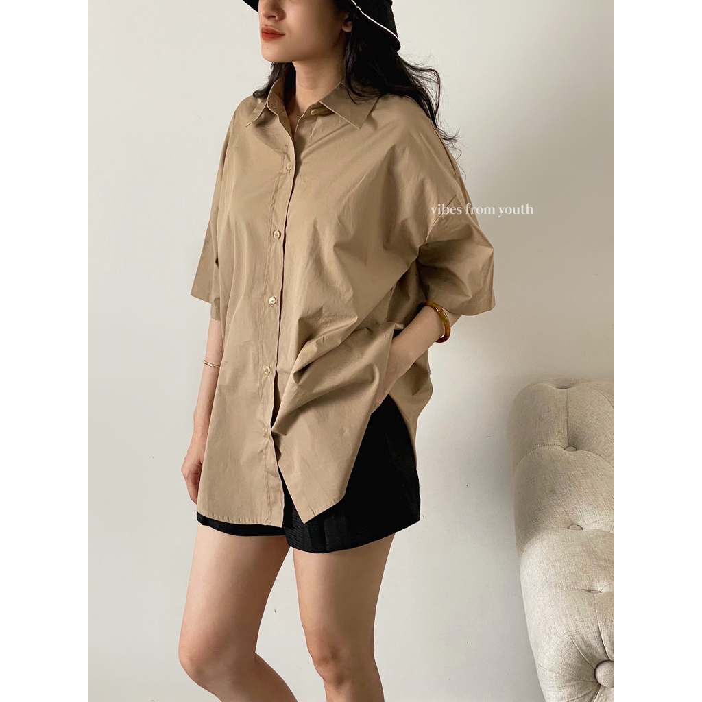 SƠ MI TAY NGẮN FORM TO_SM476