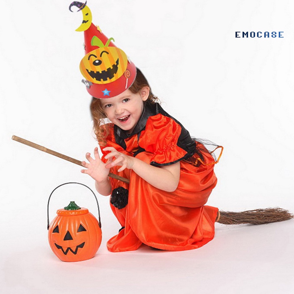 Mũ Halloween In Họa Tiết Hoạt Hình Kinh Dị 3D Dễ Thương Gọn Nhẹ Có Thể Tái Sử Dụng