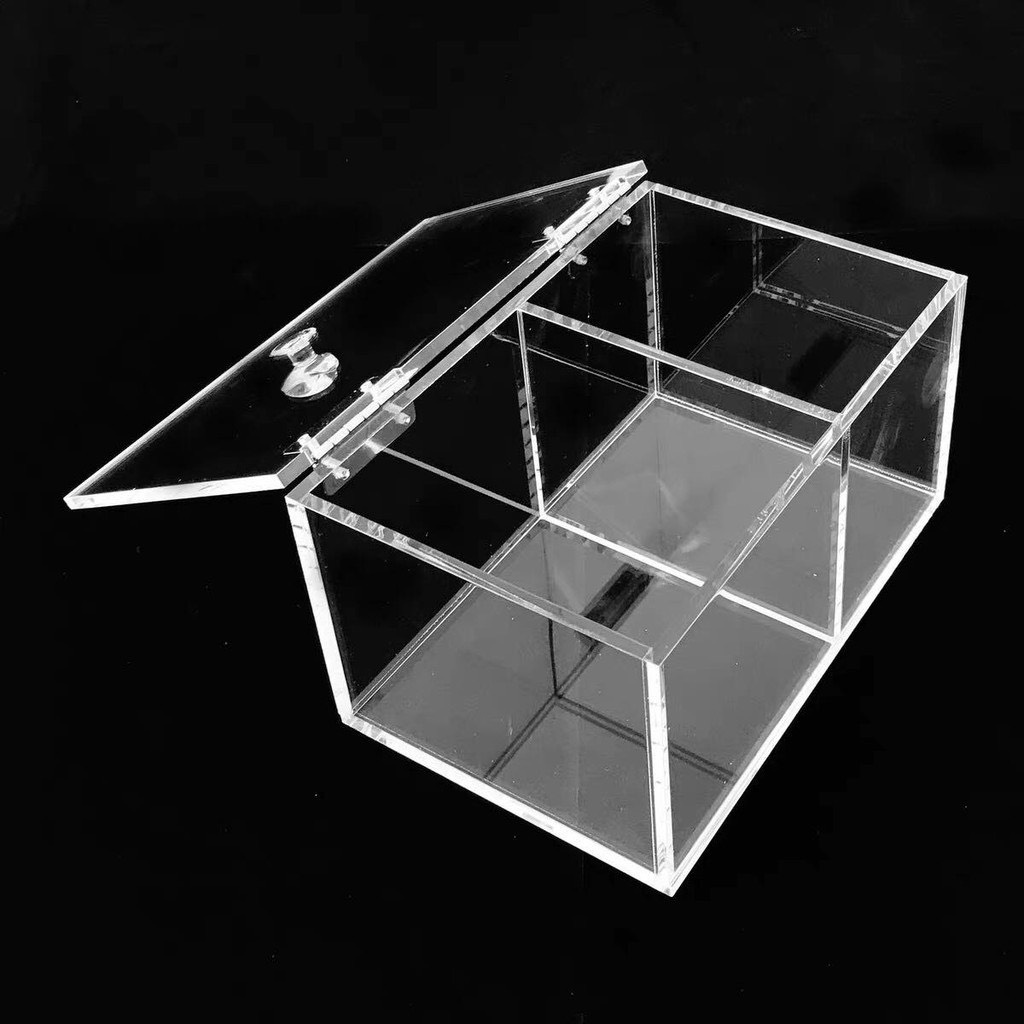 Hộp Mica 2 ngăn cao cấp