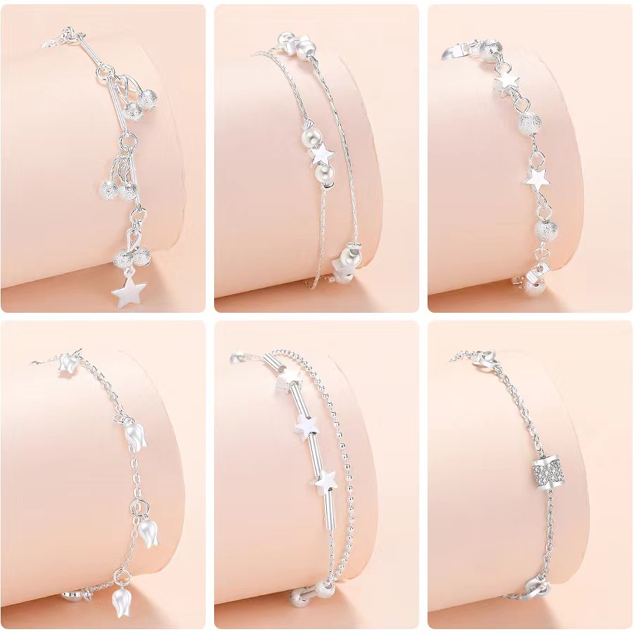 Vòng Tay Bạc 925 Thiết Kế Đơn Giản