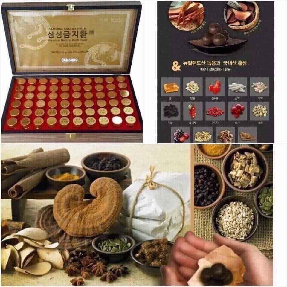 An Cung Ngưu Hoàng Hoàn Samsung Hàn Quốc, Hộp Gỗ 60 Viên, Giúp Bổ Não Và Ngăn Ngừa Tai Biến Đột Quỵ....