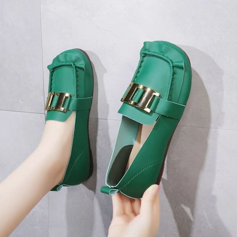 Giày Lười Da Phong Cách Anh Quốc Size Lớn 31-46 41