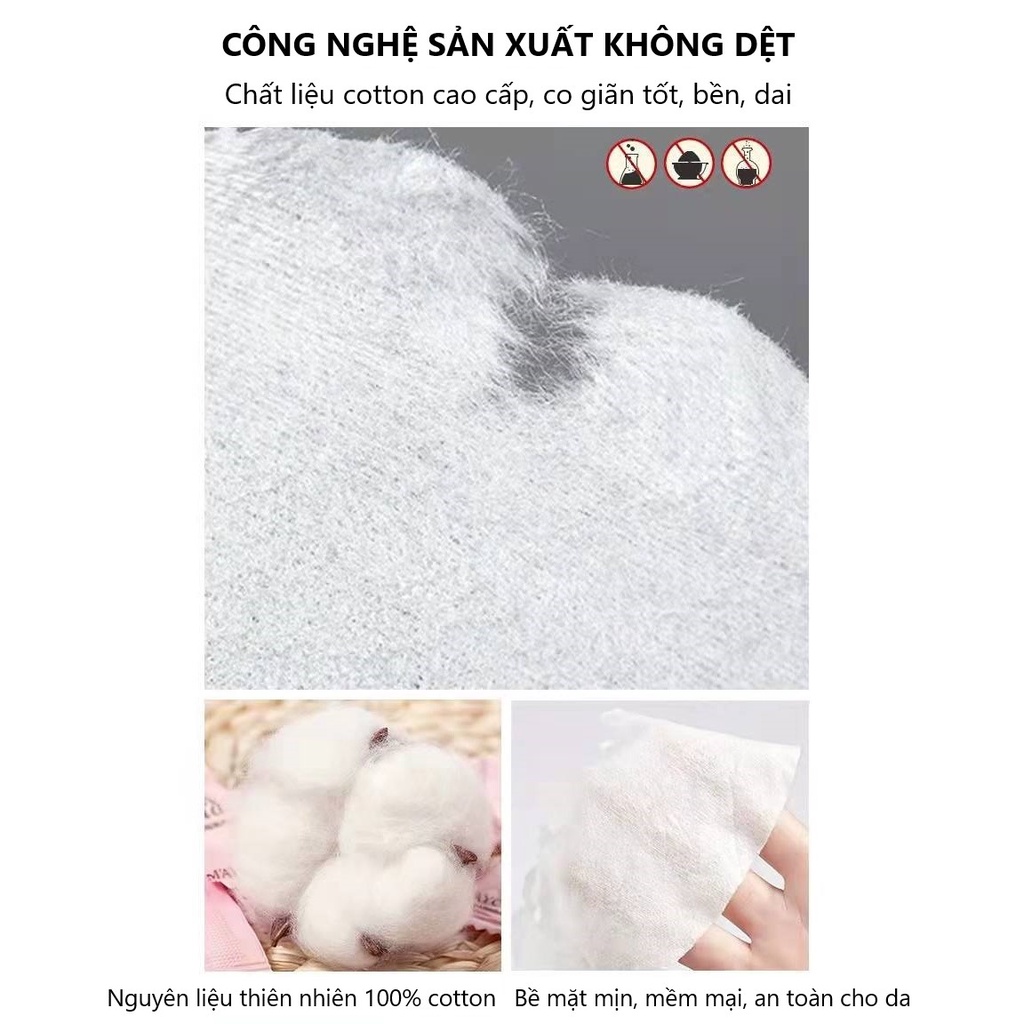 1 Viên Mặt nạ nén lụa tơ tằm vô hình ROMIMIU Soft Cotton Whisper Silk Compression Mask