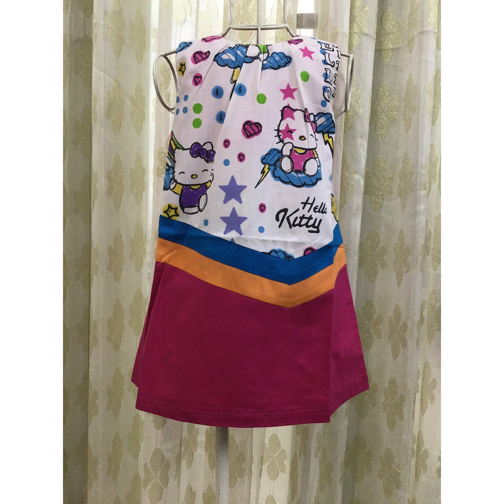 Đầm kate hồng Hello Kitty (10-23KG) giá sốc giảm 50% chỉ 65k