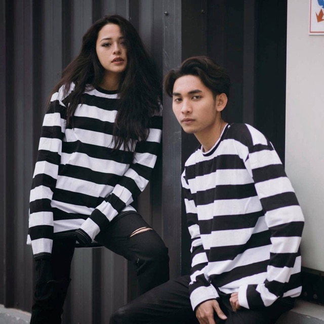 Thun kẻ Unisex