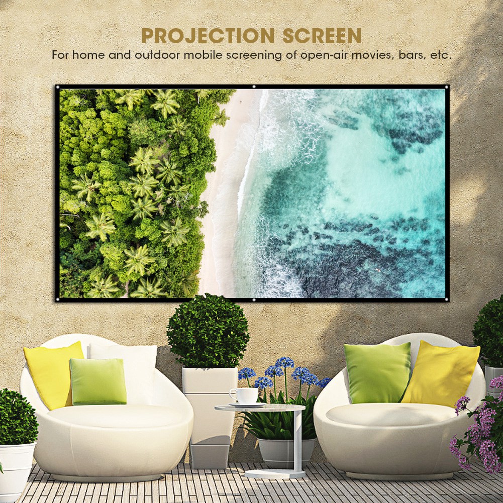 [Seller Recommend] Màn Chiếu Treo Tường Apll 100 "Hd 16: 9