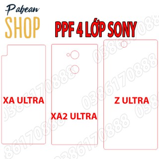 [NHÁM + TRONG]Dán lưng PPF 4 lớp chống va đập cho SONY XA1 ULTRA / XA2 ULTRA / Z ULTRA
