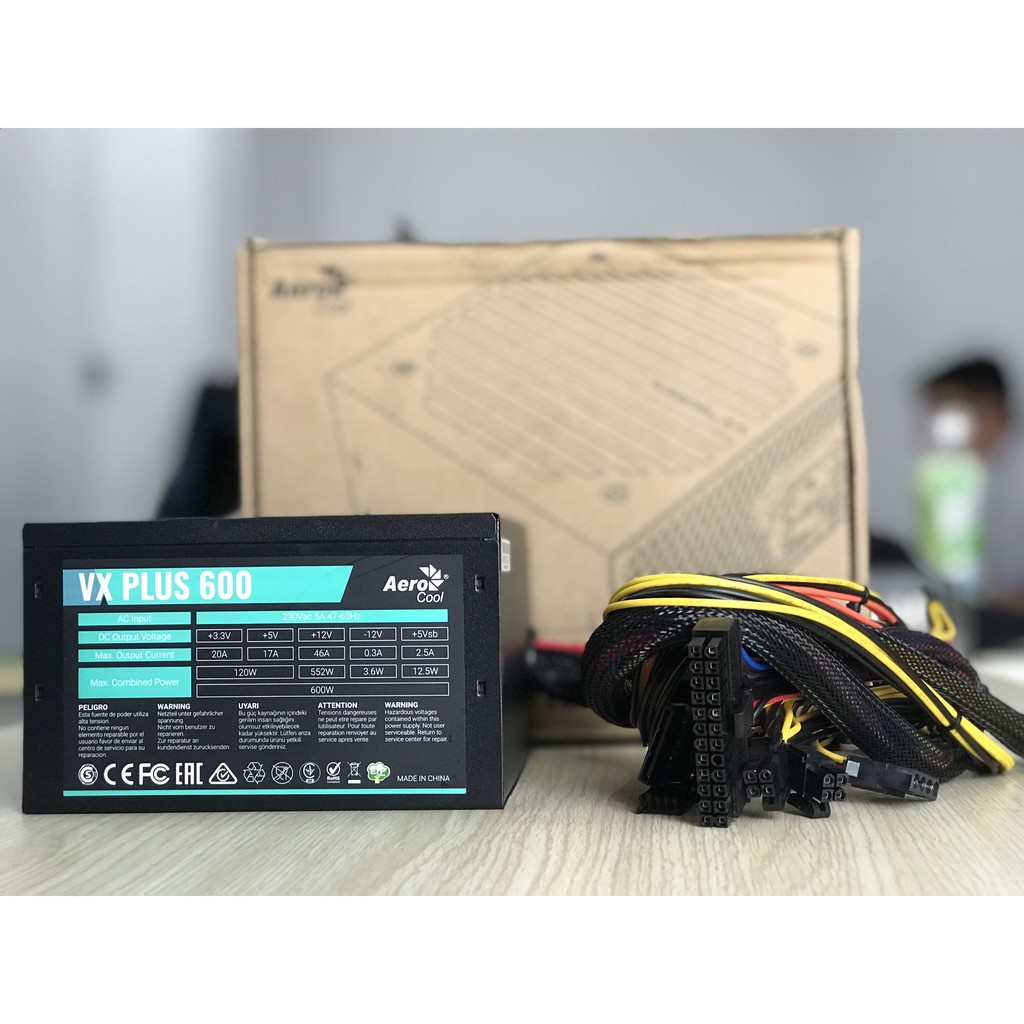 NGUỒN AEROCOOL VX PLUS 600W MỚI Bảo Hành 36 THÁNG | BigBuy360 - bigbuy360.vn