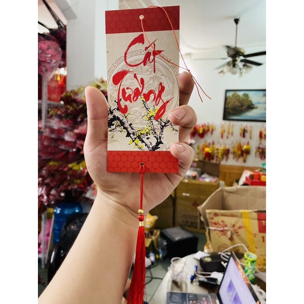 5 dây thẻ bài thư tháp trang trí tết B12