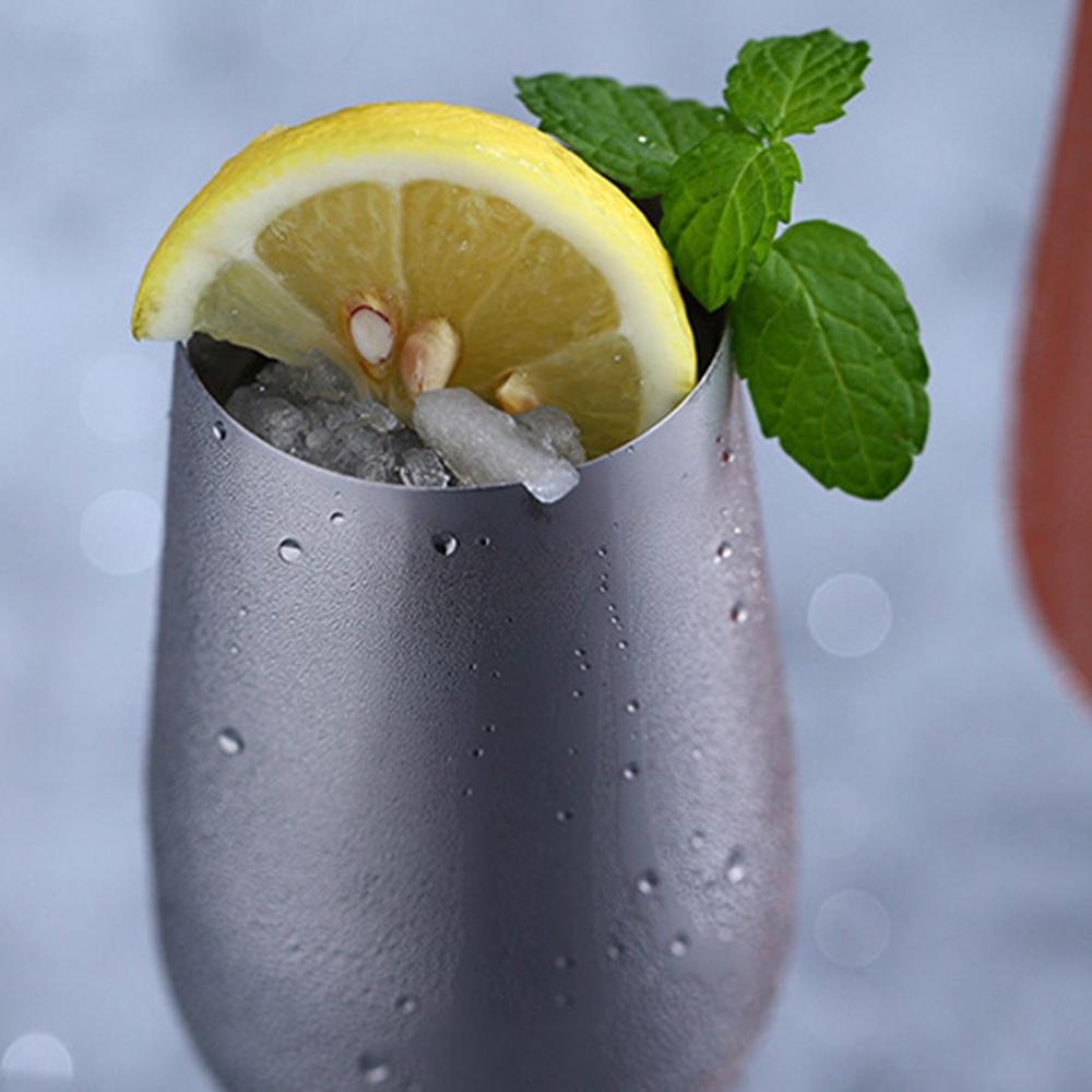 Ly Thủy Tinh Uống Cocktail Bằng Thép Không Gỉ Kính